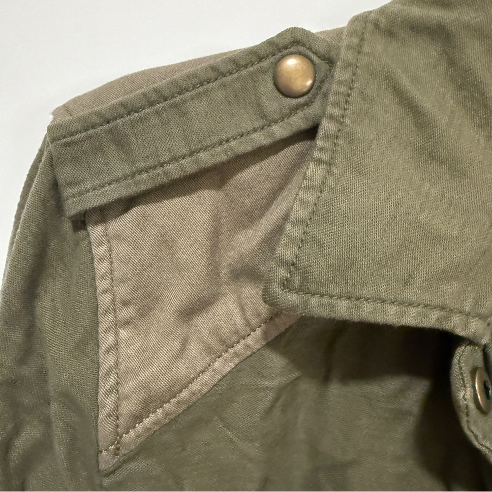 GAP Colorblock Olive Green Utility Field Jacket M - Picture 3 of 7